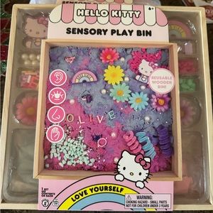 Hello Kitty sensory play bin
